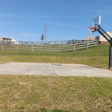 William G's Pro Dunk Gold Basketball System on a 35x25 in Burlington, KY