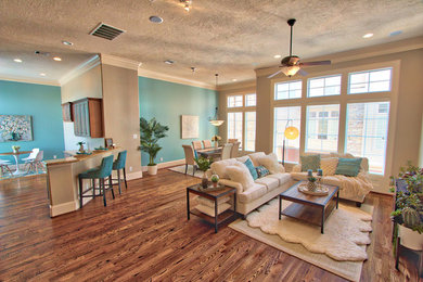Transitional home design in Houston.