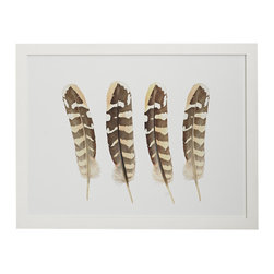 FOUR FEATHERS WALL ART - Prints And Posters