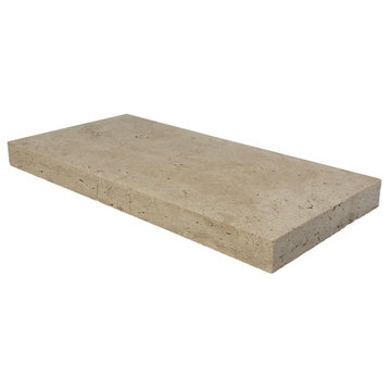 Tuscany Beige 12X24 Brushed Pool Coping, 20 Sft