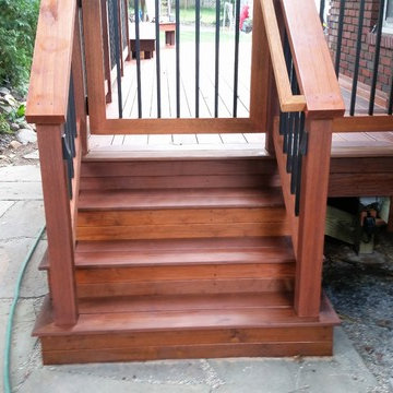 Ipe Deck and Rail with Aluminum Balusters in Montclair, NJ