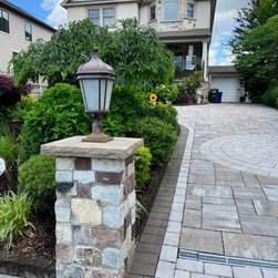 QuarryCut Stone - 40%Split Grey 30%Plum 30%Brown - Squares & Strips - Siding And Stone Veneer