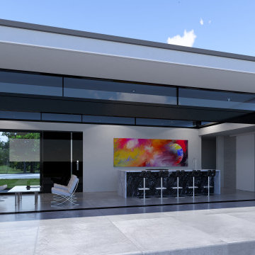 Courtyard concept for 1918 Airline Dr, Katy, TX 77493