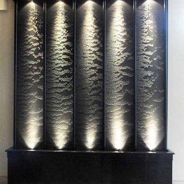 Modern Black Waterfall