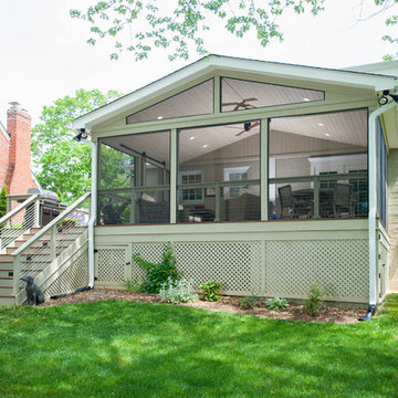 Pressure-Treated Screened Porch in Bethesda