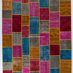 Patchwork style Up-cycled Handmade Rugs - Products