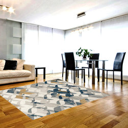 Olivia Handmade Modern Abstract Carpet - Floor Rugs