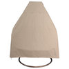 Outdoor Hanging Egg Swing Chair Cover, Brown, Double
