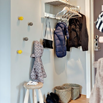 Inredning av visningslägenhet för JM på Sjövikshöjden 6 i Stockholm