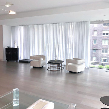 520 West 28st – Pinch Pleat Sheers and Shades
