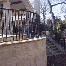 Wrought iron railing