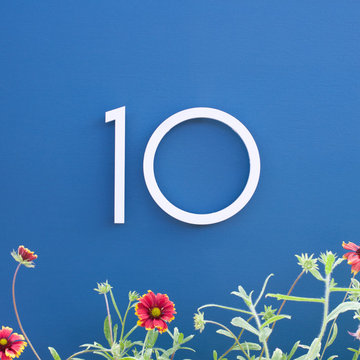 modern house numbers