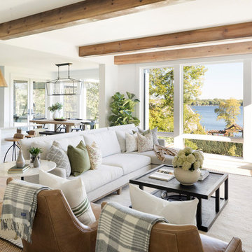 Modern Farmhouse with views of Prior Lake