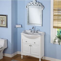 Empire Industries Empire Windsor White Bathroom Vanity - Bathroom Vanities And Sink Consoles