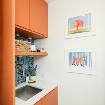 Colourful & Cheerful Laundry Room