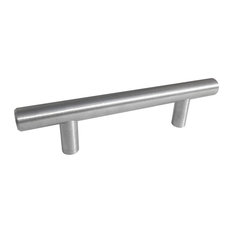 Celeste Bar Pull Cabinet Handle Brushed Nickel Stainless Steel, 4"x6"