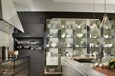 Example of a kitchen design in Chicago