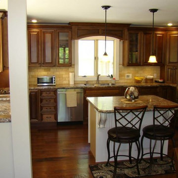 Custom Birch Cabinet Kitchen Remodel
