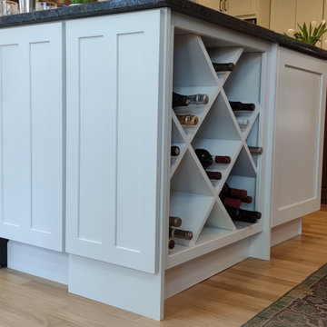 Transition Kitchen with dry bar