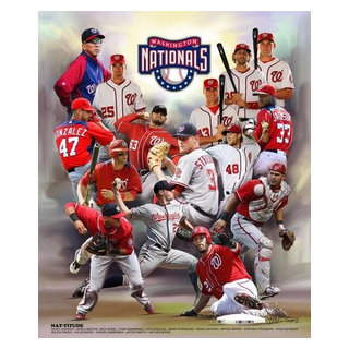 MLB Washington Nationals Posters, Baseball Wall Art Prints & Sports Room  Decor