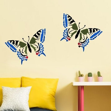 Papilio Butterfly Stencil, Reusable Stencils For DIY Home Decor, Small