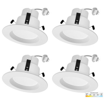 LED 4" Low Voltage MR16 Replacement Downlight, 12V, Warn White 3000k, 4-Pack