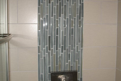 Tile Waterfall in Bathroom