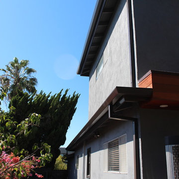 Fascia Wrap, Seamless Angle Faced Gutters,Box Downspouts,Los Angeles