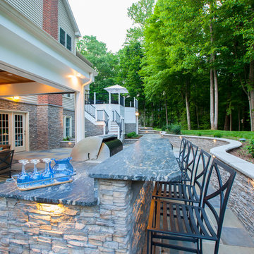 Design Builders custom deck and patio in Clifton, VA since 2006