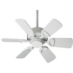 Quorum - Estate Traditional Ceiling Fan in White - Stylish and bold. Make an illuminating statement with this fixture. An ideal lighting fixture for your home.&nbsp