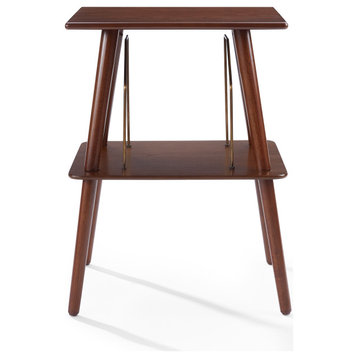 Manchester Turntable Stand, Mahogany