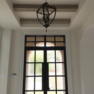 Thin Stile and Rail Iron Door