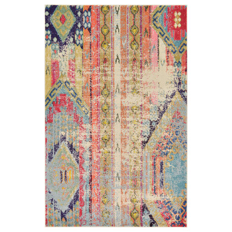 Unique Loom Multicolored Yosemite Sedona 6' 0 x 6' 0 Square Rug