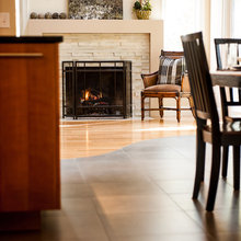 Tile/fireplace