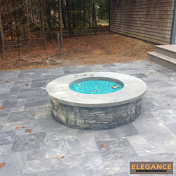 Blue Marble Tumbled Project - Fire Pits