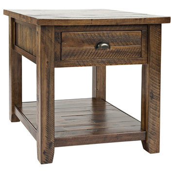 Artisan's Craft End Table - Dakota Oak