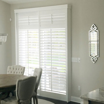 Sliding Door Plantation Shutters