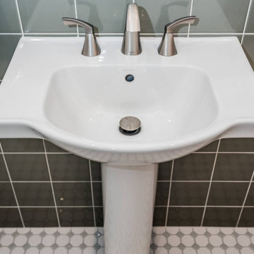 The Retro Green Bathroom