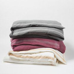 Simple Stitch Chambray Duvet Cover - Products