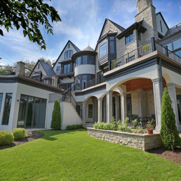 Custom Home with Classic Windows in Winnetka, Illinois