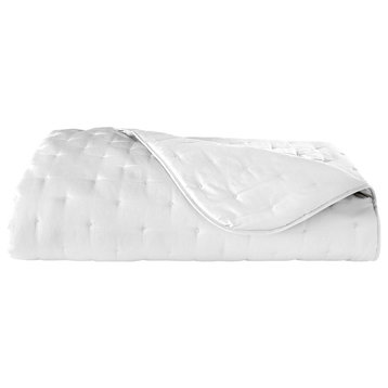 Yves Delorme Triomphe Bedding, Blanc, King, Quilted Coverlet