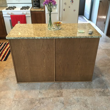 Antigo Kitchen Remodel - Granite Tops, Tile Back splash, LVT Floor