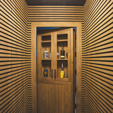 Bonus Room Transformation: Bar, Media Room, Murphy Door to Secret Room