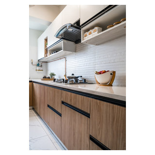 Pastel Due - Contemporary - Kitchen - Delhi - by Amusing Interior | Houzz