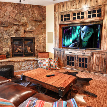 Traditional Cabin Media Installation + Design