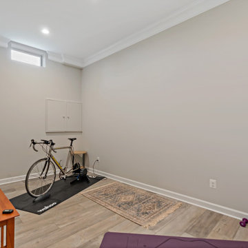 Stunning Falls Church Basement Transformation Showcases Generous Family Room
