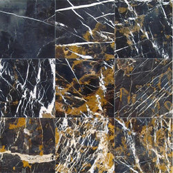 Black and Gold Marble Tiles - Wall And Floor Tile