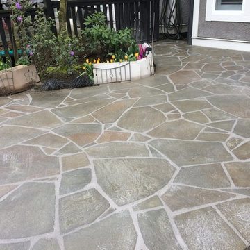 Patio, Flagstone - Surrey, BC (Jointing)