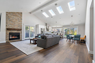 Inspiration for a transitional home design remodel in San Francisco