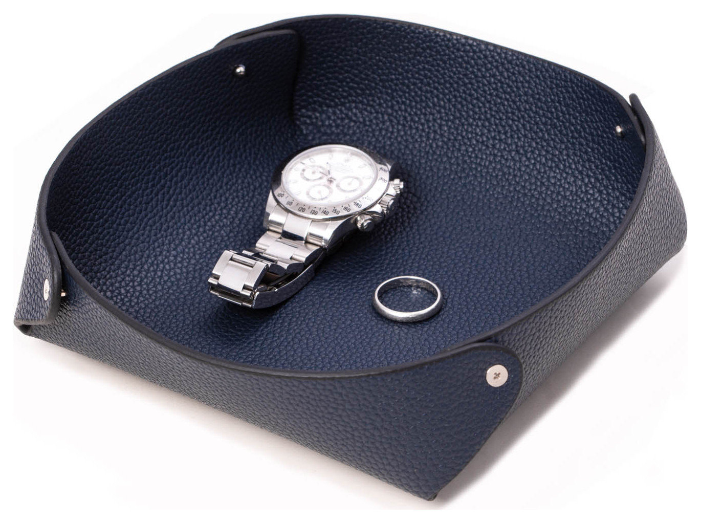 Epoch Versailles Valet Tray in Navy Blue